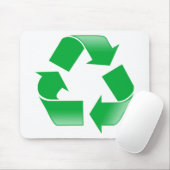 Recycling CLASSIC-RECYCLINGSYMBOL Mousepad (Mit Mouse)