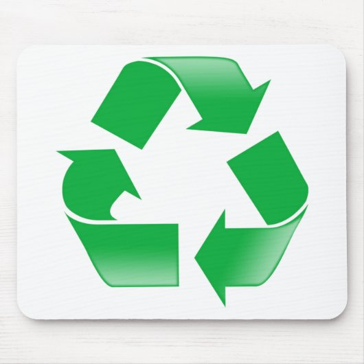 Recycling CLASSIC-RECYCLINGSYMBOL Mousepad (Vorne)