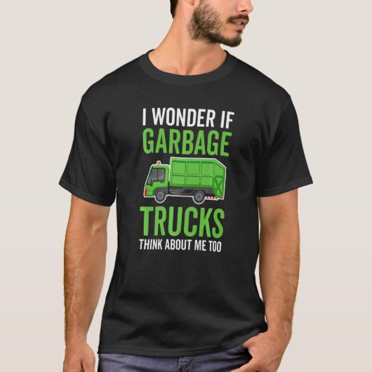 Recycling Garbage Truck Trash Collector Recycle Ea T-Shirt (Vorderseite)