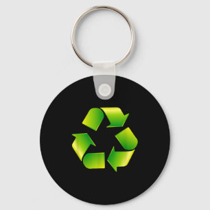 Recycling-Logo Recycling-Symbol Tag der Erde Schlüsselanhänger