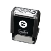 Recycling-Symbol Bitte geben Sie den Karton Eier Permastempel (Produkt)