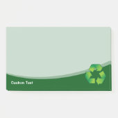 Recycling-Symbol Post-it Klebezettel (Vorderseite)