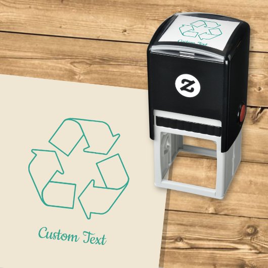 Recycling-Symbol Umriss Permastempel