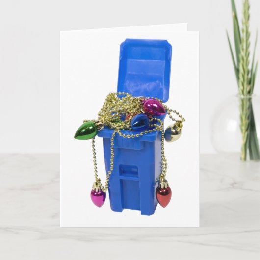 RecyclingOrnamente120409 Kopie Feiertagskarte (Vorderseite)