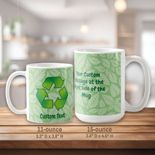 Recyclingsymbol Kaffeetasse