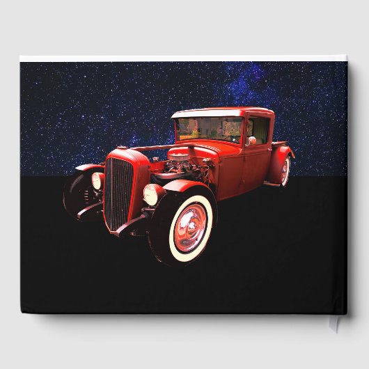 Red 1930 Street Rod Celebration of Life Gästebuch (Rückseite)