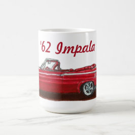 Red 1962 Impala Cabrio Kaffeetasse