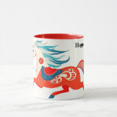 Red 2026 Year Of The Horse Lucky Tasse (Zentrum)
