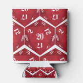 Red-20-Sided-Dice-Muster Dosenkühler (Rückseite)