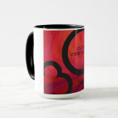 Red 30 Jahrzehnt Geburtstag Tasse (Vorderseite Links)