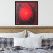 Red#3 Canvas Print Leinwanddruck (Insitu (Schlafzimmer))