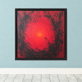 Red#3 Canvas Print Leinwanddruck (Insitu (Holzboden))
