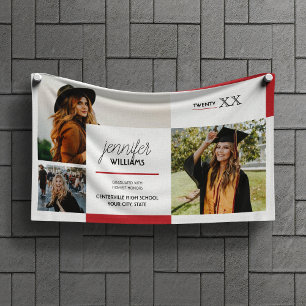 Red 3 Foto Abschluss Banner