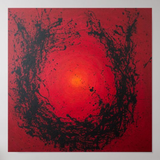 Red#3 Poster Art Print (Vorne)