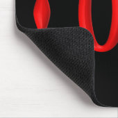 Red 3D-LIEBE Mousepad (Ecke)