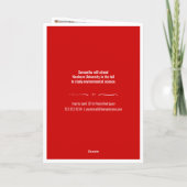 Red 4-Foto Fun Boxes Abschluss Einladung (Rückseite)