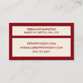 RED 4dots Visitenkarte (Rückseite)