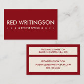 RED 4dots Visitenkarte (Vorne/Hinten)