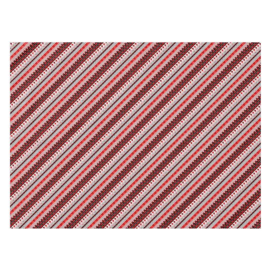 Red 8 Bit Liebe Herz Tischdecke (Vorderseite (Horizontal))