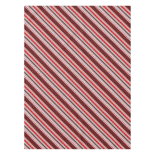 Red 8 Bit Liebe Herz Tischdecke (Vorderseite)