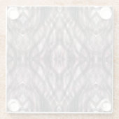 Red Abstract Dark Crimson Watercolor Art Glasuntersetzer (Rückseite)