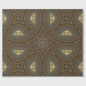 Red Abstract Design Geschenkpapier (Flach)