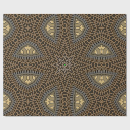 Red Abstract Design Geschenkpapier (Flach)