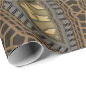 Red Abstract Design Geschenkpapier (Rolleneckpunkt)