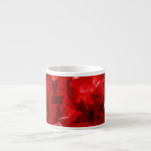 Red Abstract Geometric Design-51083 Espressotasse (Vorderseite)