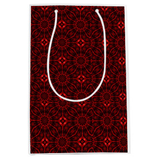Red Abstract  Mittlere Geschenktüte
