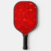 Red Abstract Monogram Pickleball Paddles (Rückseite)