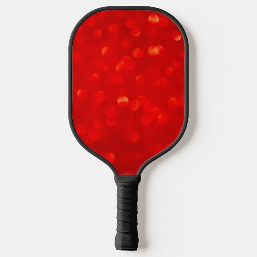 Red Abstract Monogram Pickleball Paddles (Rückseite)