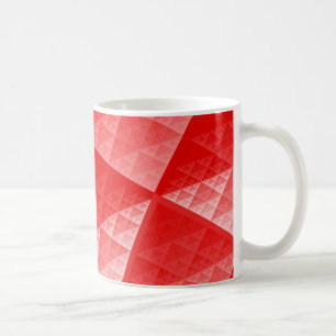 Red abstract pattern kaffeetasse