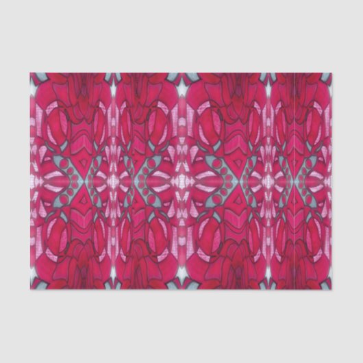 Red abstract seidenpapier (Vorderseite)