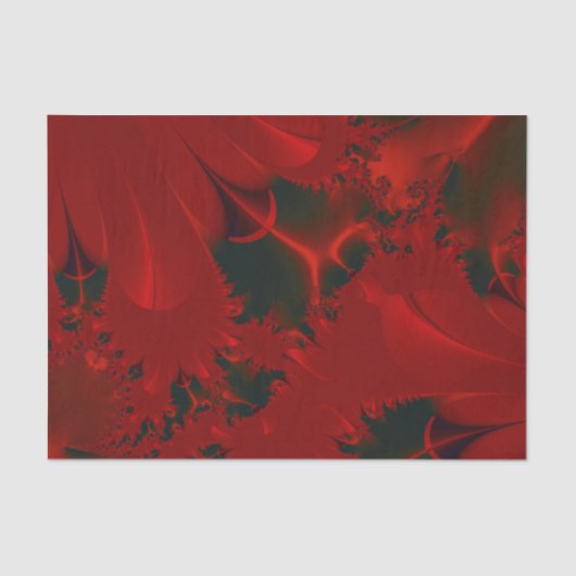 Red Abstrakt Classy Holiday Seidenpapier (Vorderseite)