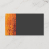 Red Abstrakt Gray Script Business Card Visitenkarte (Rückseite)