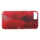Red Abstrakt iPhone 7 Fall Case-Mate iPhone Hülle (Rückseite (Horizontal))