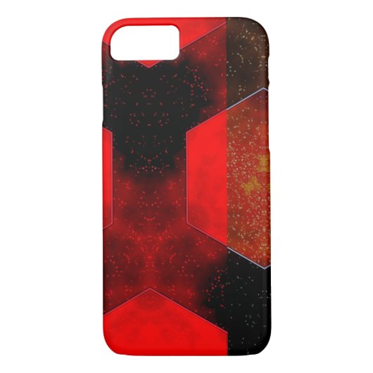 Red Abstrakt iPhone 7 Fall Case-Mate iPhone Hülle (Rückseite)