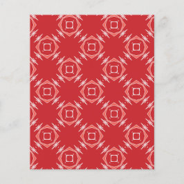 Red Abstrakt Pattern 28.0 Scrapbook Paper