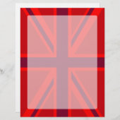 Red Accent Union Jack Design (Vorne/Hinten)
