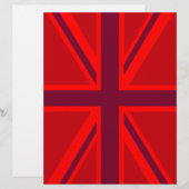Red Accent Union Jack Design (Vorne/Hinten)