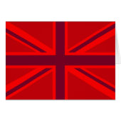 Red Accent Union Jack Design (Vorderseite (Horizontal))