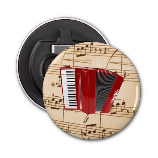 Red Accordion Flaschenöffner (Vorderseite)