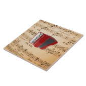 Red Accordion Fliese (Seite)