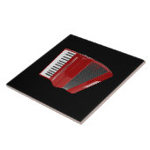 Red Accordion Fliese (Seite)