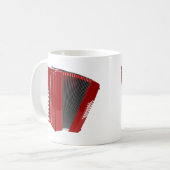 Red Accordion Kaffeetasse (Vorderseite Links)