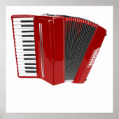 Red Accordion Poster (Vorne)
