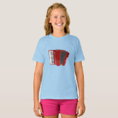 Red Accordion T-Shirt (Vorne ganz)