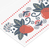 Red Acorn Skandinavier Folkloreläufer Kurzer Tischläufer (Ecke)