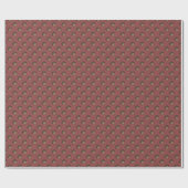 Red Acorn Wrapping Paper Geschenkpapier (Flach)